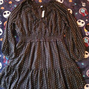 Old Navy black mini dress